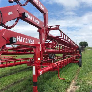 Stack of Hay Liner Hay Trailers